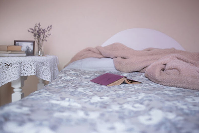 bed inside hotel